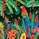 Papier Peint Jungle Avec Perroquet | La Tropicale Déco 🌴