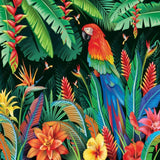 Papier Peint Jungle Avec Perroquet | La Tropicale Déco 🌴