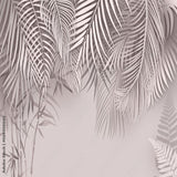 Papier Peint Jungle et Tropical <br/> Pastel Mauve
