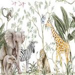 Papier Peint Animaux Safari | La Tropicale Déco 🌴