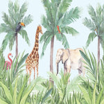 Papier Peint Jungle et Tropical <br/> Esprit de la Jungle Enchantée