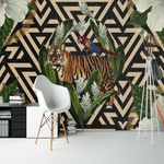 Papier Peint Jungle Tigre | La Tropicale Déco 🌴